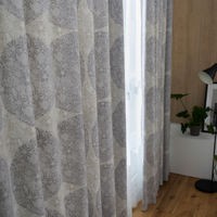 スミノエ DESIGNLIFE カーテン トピアリー グレー AS-V1368-210185GY １セット(2枚入)（直送品）