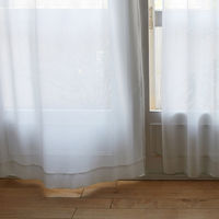 スミノエ DESIGNLIFE レースカーテン ブロンシェ ナチュラルホワイト AS-V2100-120114NW １セット(2枚入)（直送品）