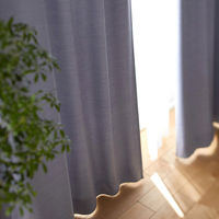 スミノエ DESIGNLIFE カーテン オフト ブルー AS-V2103-160145BL １セット(2枚入)（直送品）