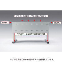 サンワサプライ Aデスク 幅1800×奥行700×高さ700mm ALD-18070N 1台（直送品）