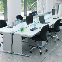 サンワサプライ Aデスク用ハンギングバー 幅1200×奥行56×高さ665mm ALD-HG120 1個（直送品）