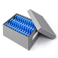 サンワサプライ プラダン製スマホ収納ケース（22台用） 幅345×奥行240×高さ175mm CAI-CABPD41 1台（直送品）