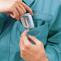 自重堂　制服百科　製品制電長袖ブルゾン　アースグリーン　ＬＬ　44100（直送品）