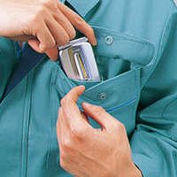 自重堂　制服百科　製品制電長袖ブルゾン　アースグリーン　５Ｌ　44100（直送品）