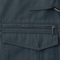 自重堂　制服百科　半袖ブルゾン　シルバー　Ｓ　55210（直送品）