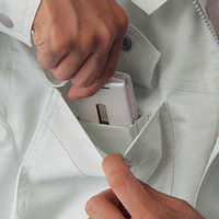 自重堂　制服百科　エコ５バリュー長袖ブルゾン　アースグリーン　ＬＬ　85700（直送品）