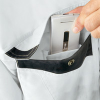 自重堂　制服百科　エコ製品制電長袖ブルゾン　シックブラツク　４Ｌ　86000（直送品）