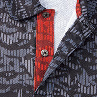 自重堂　制服百科　吸汗速乾半袖ポロシャツ　ブラツクカモフラ　Ｓ　55334（直送品）