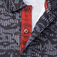 自重堂　制服百科　吸汗速乾半袖ポロシャツ　レツドカモフラ　Ｌ　55334（直送品）