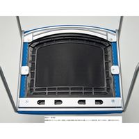 ライオン事務器 スタッキングチェア No.820シリーズ ループ脚 座面一体成型 耐光性布張り ローズ 1脚（直送品）