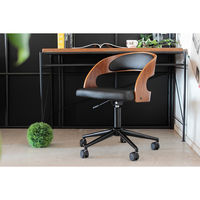 【軒先渡し】ホープ オフィスチェア ブラウン 1脚 東馬（Tohma）（直送品）