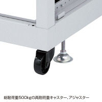 サンワサプライ 19インチサーバーラック パネルなし（42U） CP-SVN4290NPGY 1台（直送品）