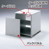 サンワサプライ プリンタ台/スタンド/ラック eデスク Pタイプ 幅450×奥行700×高さ700mm ED-P4570N 1台（直送品）