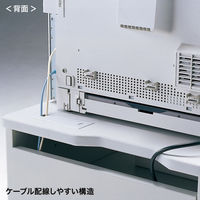 サンワサプライ プリンタ台/スタンド/ラック eデスク Pタイプ 幅600×奥行550×高さ500mm ED-P6055LN 1台（直送品）