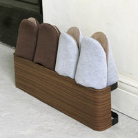 宮武製作所 TEER 木目転写スリッパラック ブラウン SR-500M BR 1台