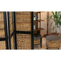 サンフラワーラタン Banana leafシリーズ バナナリーフスクリーン 3連タイプ S404-3AT 1台（直送品）