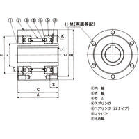 椿本チエイン カムクラッチ MZシリーズ MZ30ー25 1個（直送品）