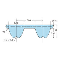 椿本チエイン ウルトラPXベルト UP8M形 BG3048UP8M15ーHC 1個（直送品）