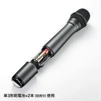 サンワサプライ ワイヤレスマイク MM-SPHMW3（直送品）