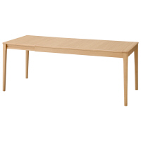 【軒先渡し】コイズミ　セレクトビーチ 135-180エクステンションテーブル ナチュラル 幅1350～1800×奥行800×高さ700mm（直送品）