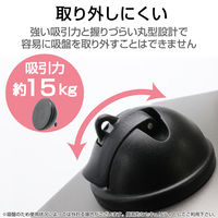 セキュリティワイヤー タブレット・薄型ノートPC対応 ダイヤル錠　吸盤タイプ 1.8m 直径3mm ESL-Q エレコム 1個（直送品）