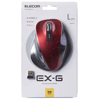 エレコム ＢｌｕｅＬＥＤマウス／握りの極み／Ｌサイズ／無線／２．４ＧＨｚ M-XGL10DBRD 1個