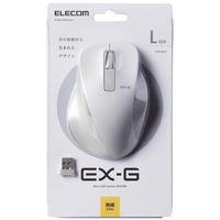 エレコム ＢｌｕｅＬＥＤマウス／握りの極み／Ｌサイズ／無線／２．４ＧＨｚ M-XGL10DBWH 1個