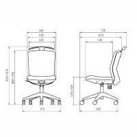 アイリスチトセ ハンガー付オフィスチェア オフィスチェア 肘無し ブラウン CKR-G46M0-Br 1脚（直送品）
