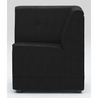 【軒先渡し】オリバー システムソファ Antique コーナー用 ブラック 1台（直送品）