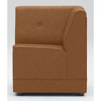 【軒先渡し】オリバー システムソファ Antique コーナー用 キャメル 1台（直送品）