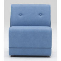 【軒先渡し】オリバー システムソファ Denim 幅600mm ライトブルー 1台（直送品）