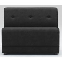 【軒先渡し】オリバー システムソファ Denim 幅900mm ブラック 1台（直送品）