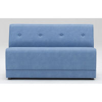 【軒先渡し】オリバー システムソファ Denim 幅1200mm ライトブルー 1台（直送品）