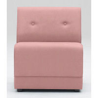 【軒先渡し】オリバー システムソファ Hygiene 幅600mm ピンク 1台（直送品）