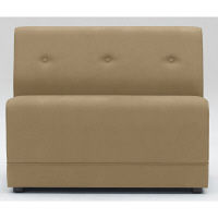 【軒先渡し】オリバー システムソファ Hygiene 幅900mm ライトブラウン 1台（直送品）