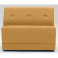 【軒先渡し】オリバー システムソファ Hygiene 幅900mm オレンジ 1台（直送品）