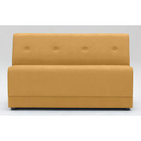 【軒先渡し】オリバー システムソファ Hygiene 幅1200mm オレンジ 1台（直送品）