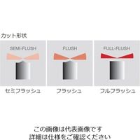 アズワン ニッパー (硬質・スイス製) 大 セミフラッシュ テーパー E5350 1個 1-3477-14（直送品）