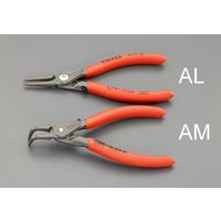 エスコ 8ー13mm 穴用スナップリングプライヤー/90 ゚(ストッパー付) EA590AM-0 1丁（直送品）