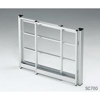 アズワン 折りたたみ簡易ドラフト ファンユニット1台付き 700×500×550(700)mm SC700 1個 3-6786-01（直送品）