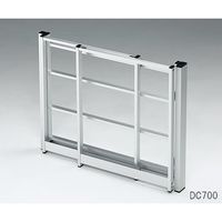 アズワン 折りたたみ粉体計量ドラフト ファンユニット2台付き 1000×500×550(700)mm DC1000 1個 3-6789-02（直送品）