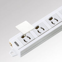 サンワサプライ コンセント安全キャップ 抜け止め専用 TAP-CAP3P100L 1パック(100個入)（直送品）