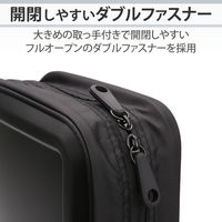 エレコム（ELECOM） Blu-ray対応ファスナーケース（112枚） セミハード 黒 CCD-HB112BK 1個
