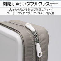 エレコム（ELECOM） Blu-ray対応ファスナーケース（112枚） セミハード 白 CCD-HB112WH 1個（直送品）