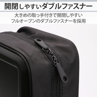 エレコム（ELECOM） Blu-ray対応ファスナーケース（160枚） セミハード 黒 CCD-HB160BK 1個