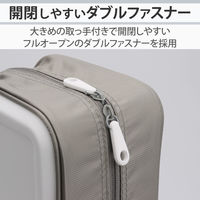 エレコム（ELECOM） Blu-ray対応ファスナーケース（160枚） セミハード 白 CCD-HB160WH 1個（直送品）