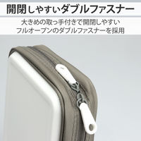 エレコム（ELECOM） Blu-ray対応ファスナーケース（32枚） セミハード ホワイト CCD-HB32WH 1個