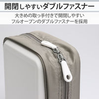 エレコム（ELECOM） Blu-ray対応ファスナーケース（60枚） セミハード ホワイト CCD-HB60WH 1個