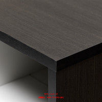 【軒先渡し】朝日木材加工 オールインワンテレビ台 壁面収納 ダークブラウン 幅1150 × 奥行290 × 高さ1150mm 1台（直送品）