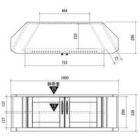 【軒先渡し】朝日木材加工 ティントシリーズ コーナーぴったりテレビ台 ダークブラウン 幅1000 × 奥行290 × 高さ339mm 1台（直送品）